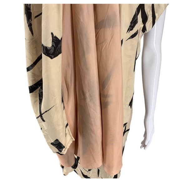 Vintage 1980's Saint Romei Sz 8 100% Silk 2 Pc Set Dress Jacket Abstract Korea - Picture 10 of 11